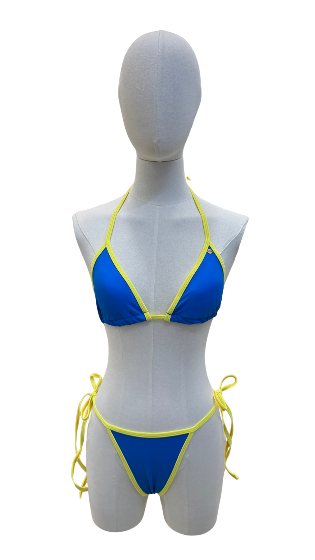 Set bikini bicolor de tanga
