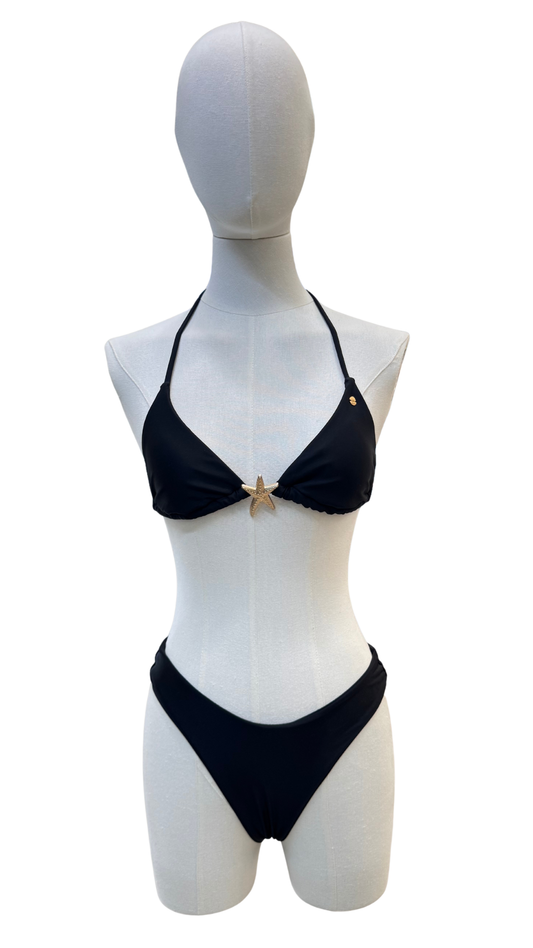 Set bikini de triángulo con estrella dorada