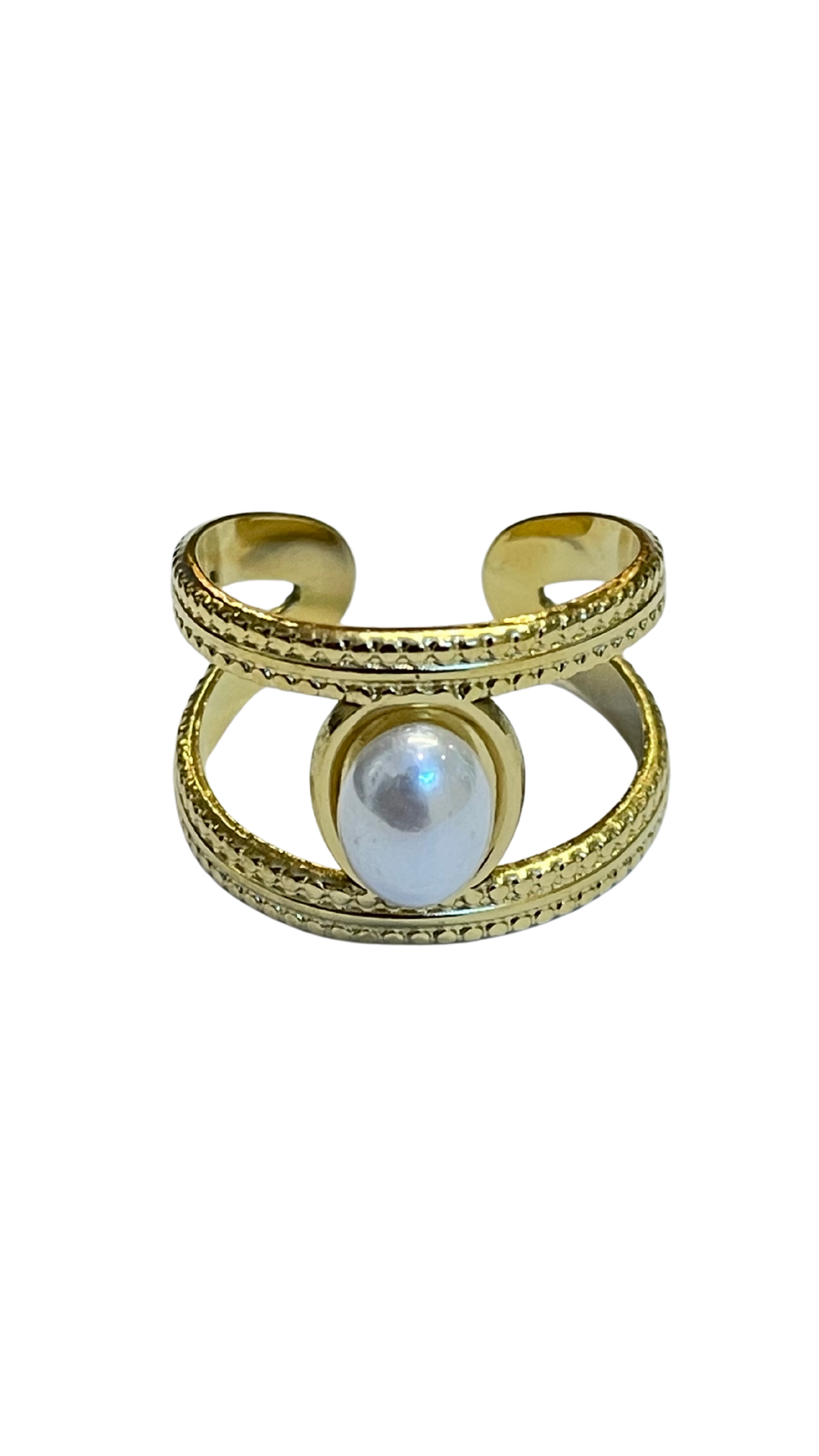 Anillo con perla