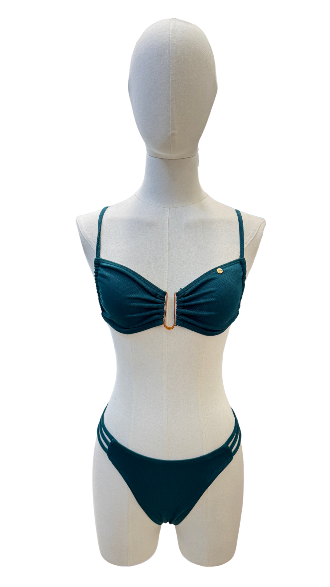 Set bikini con detalle en U