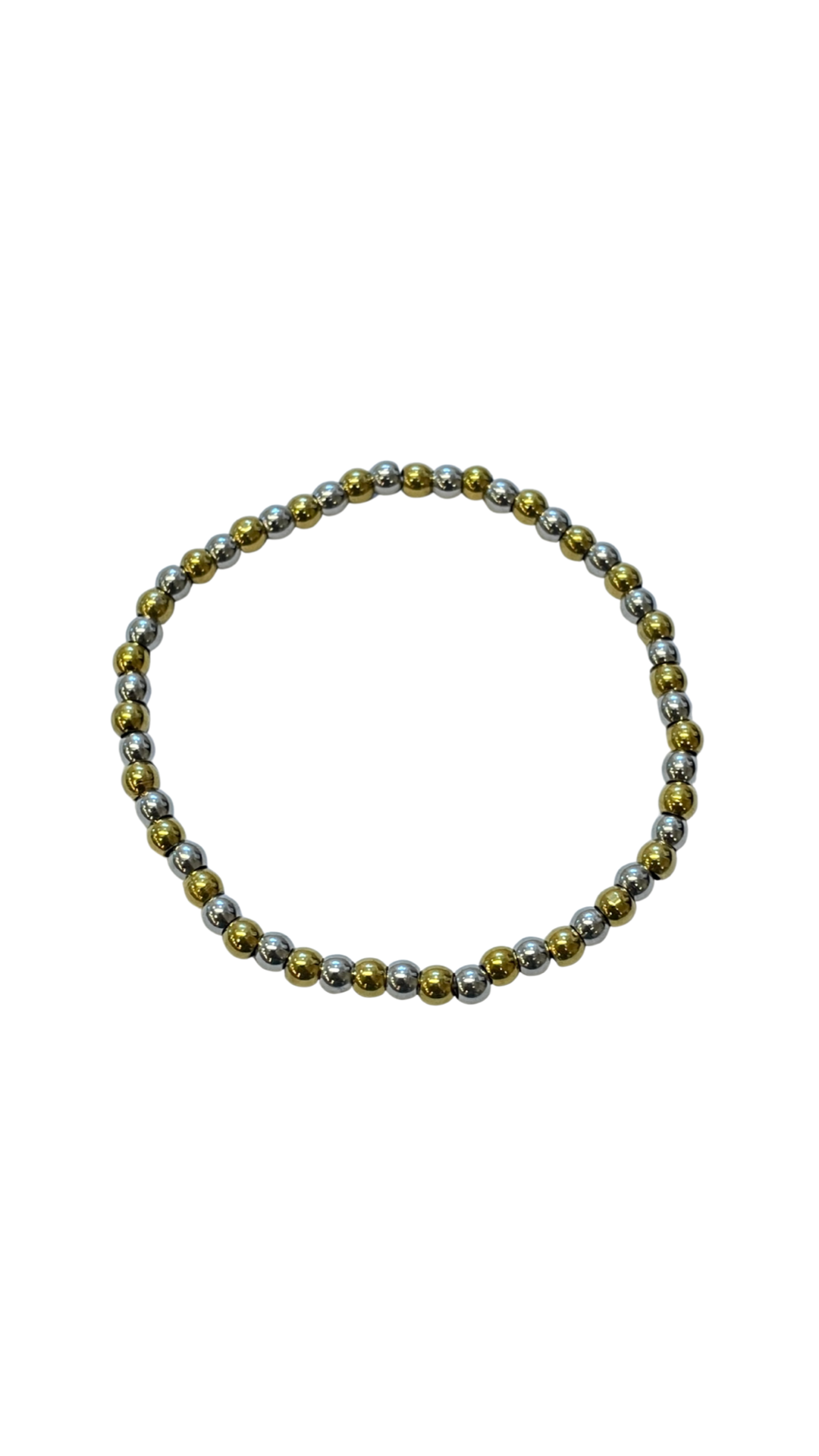 Pulsera perlas bicolor 2mm
