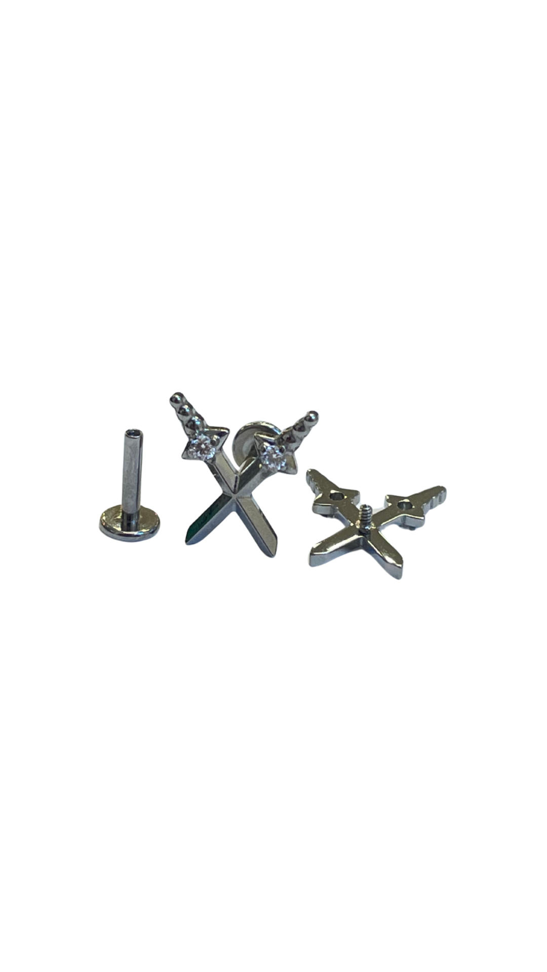 Piercing espadas de titanio