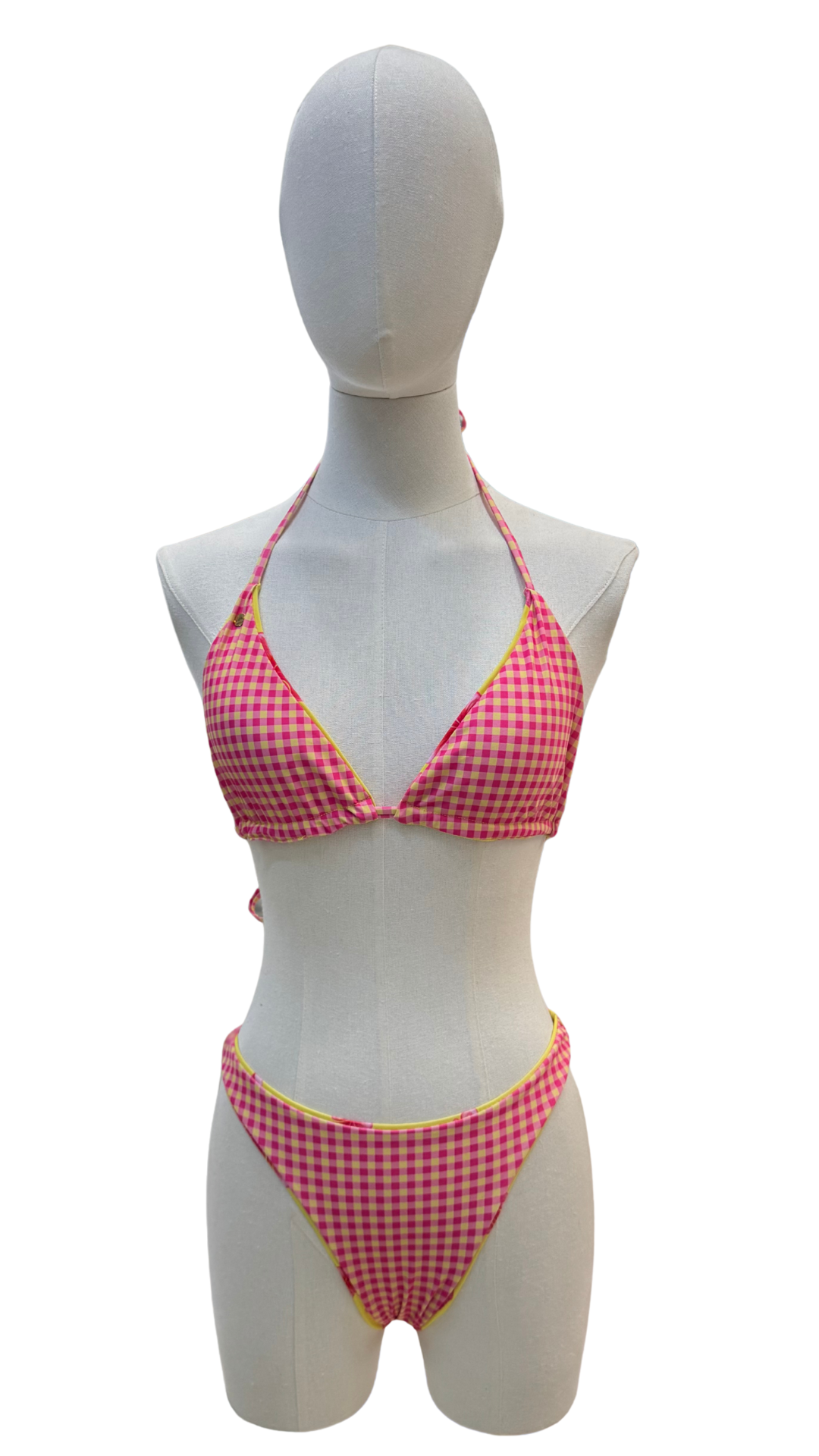 Set bikini DOBLE VISTA tropical y cuadros