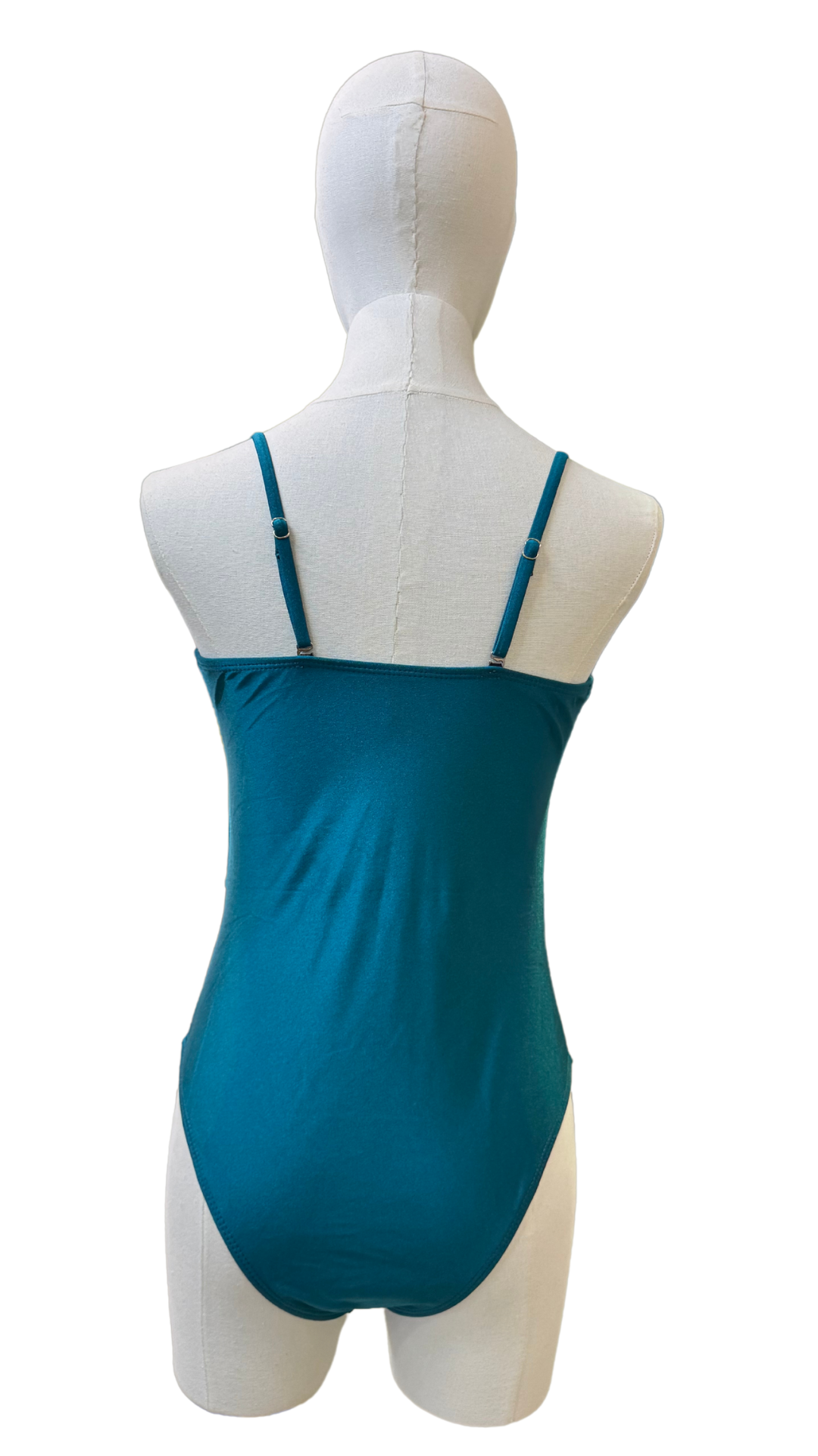 Bañador strapless con detalles dorados