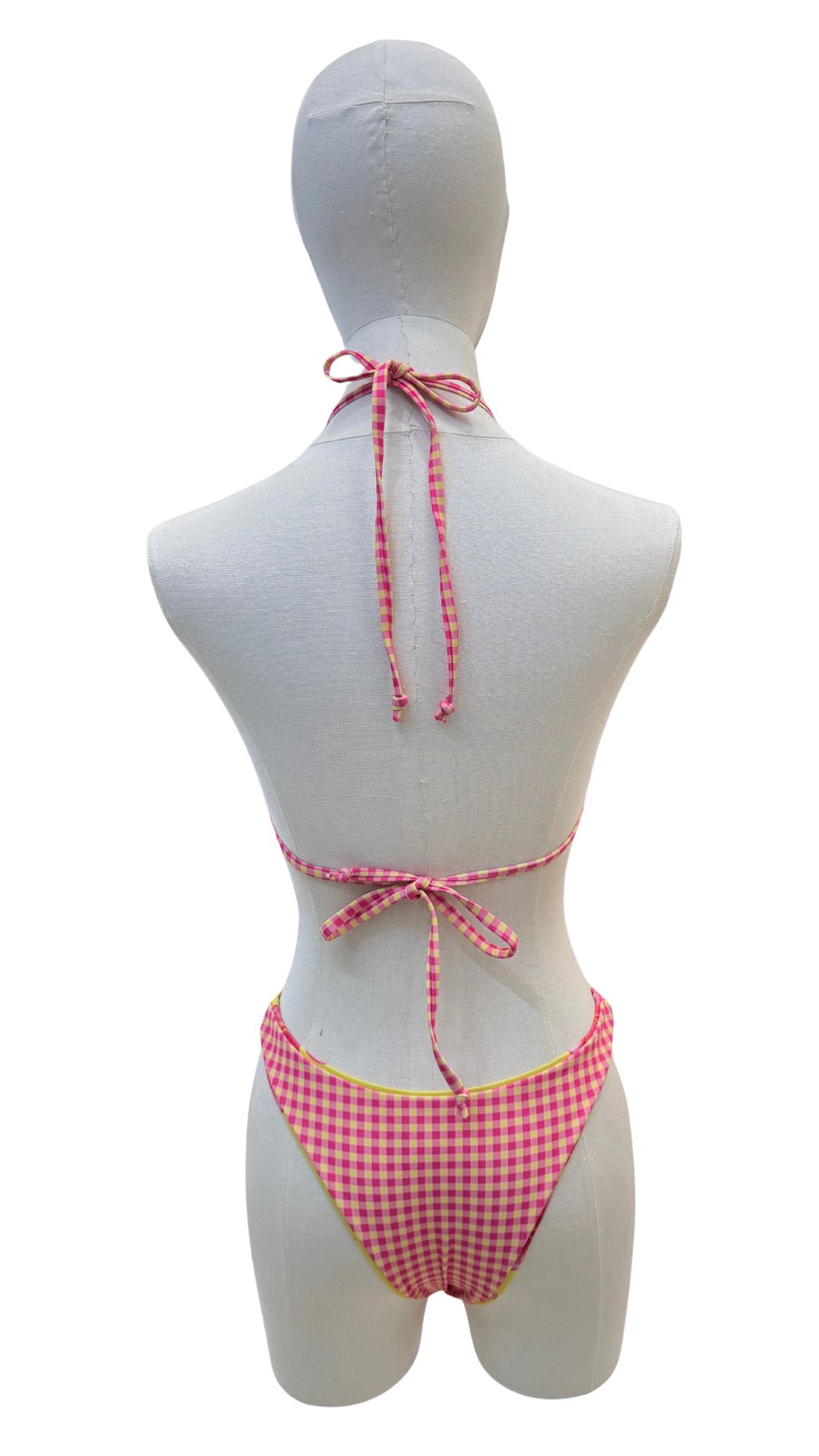 Set bikini DOBLE VISTA tropical y cuadros