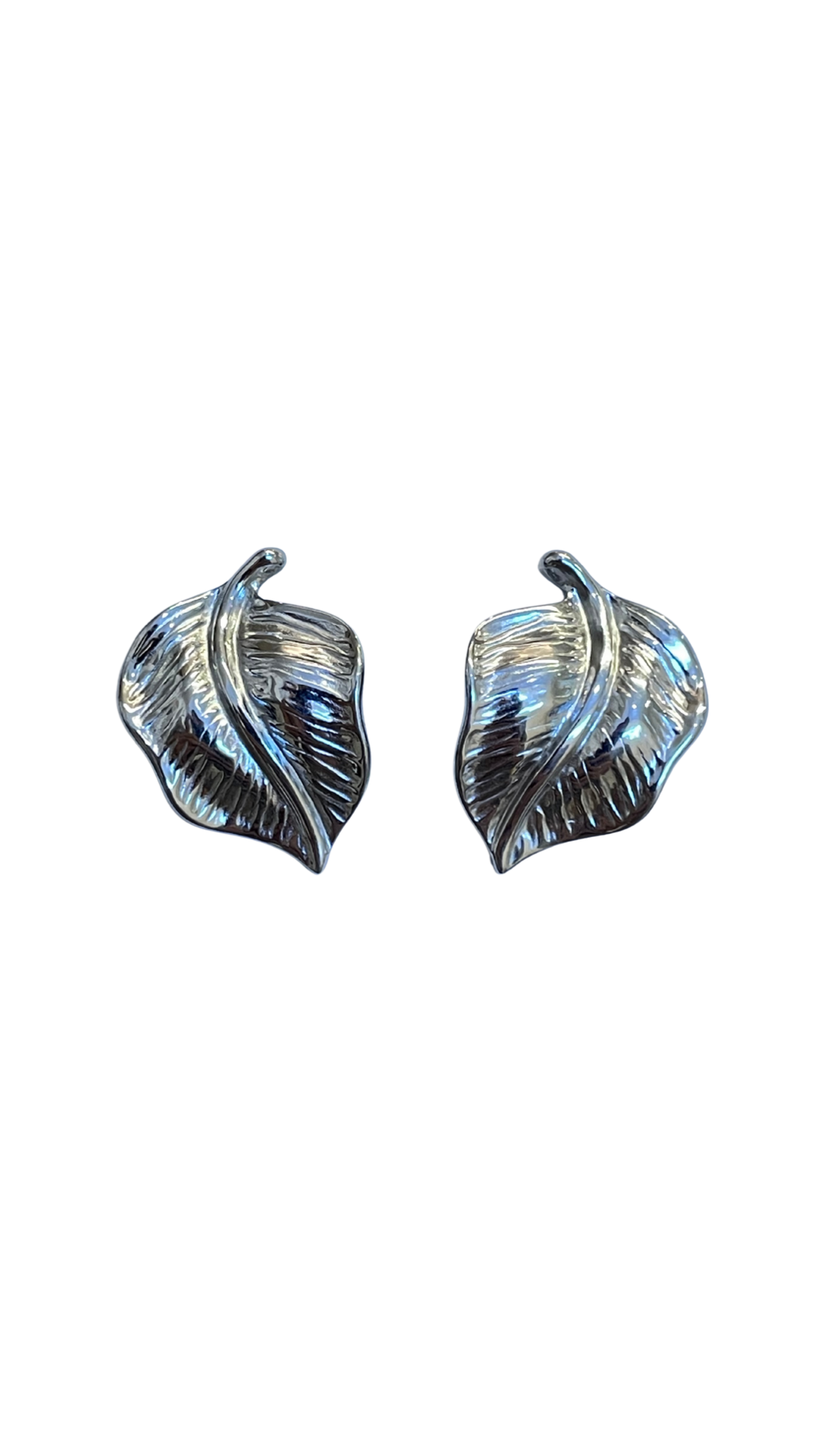 Aretes hoja