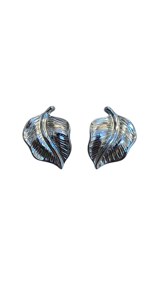Aretes hoja