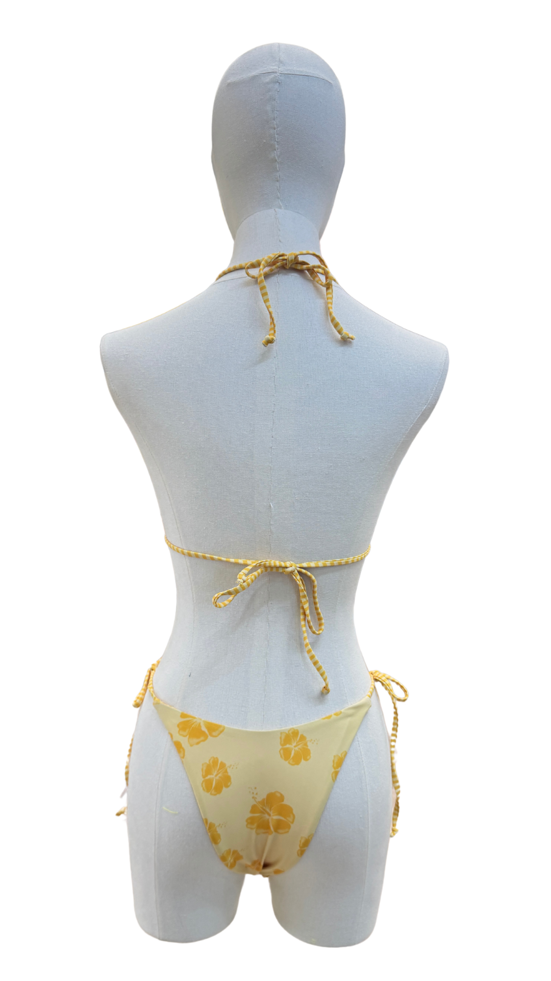 Set bikini estampado con bottom doble vista