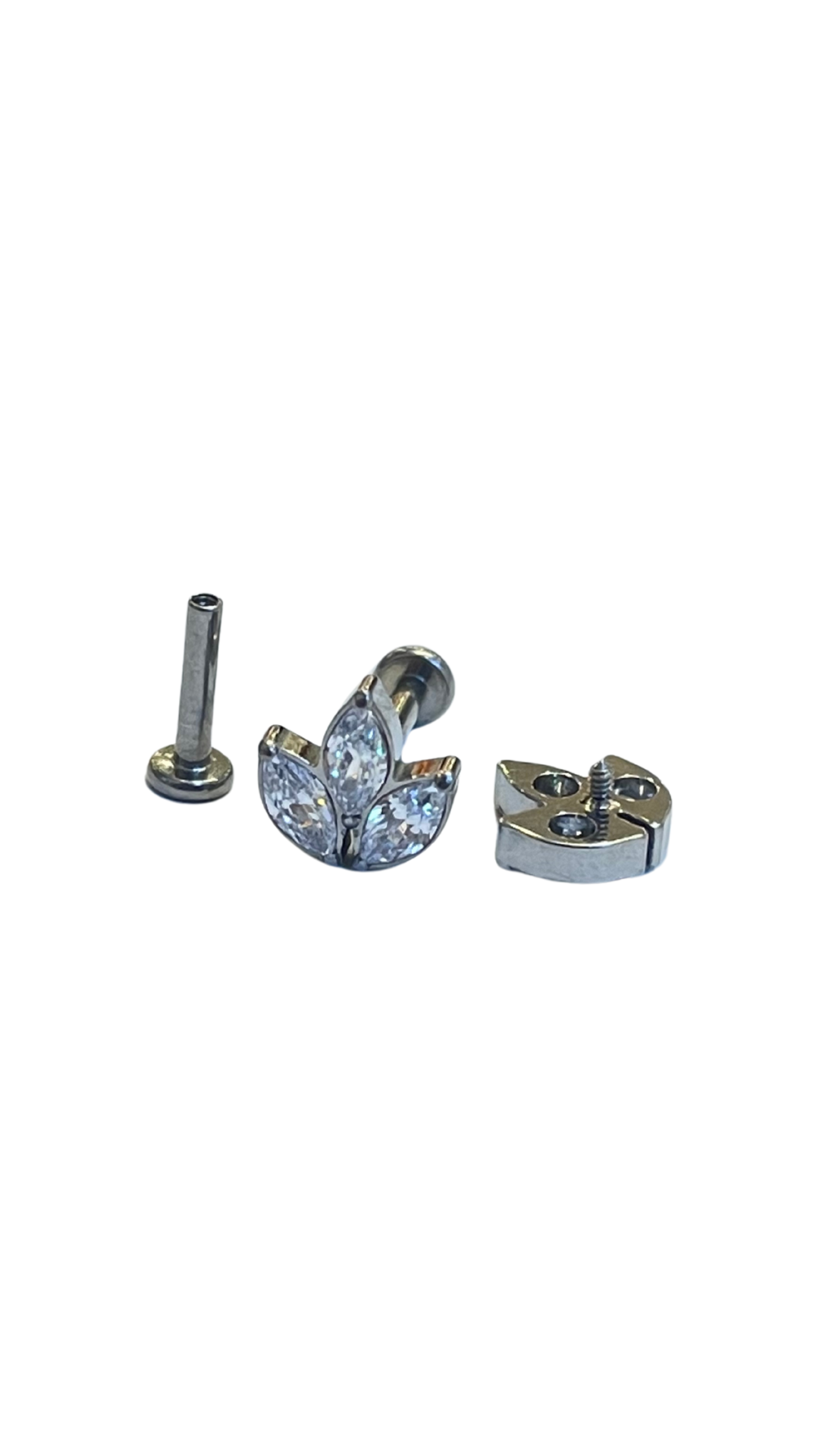 Piercing 3 hojas de titanio