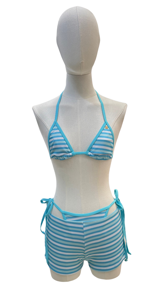 Set bikini mini completamente ajustable + short