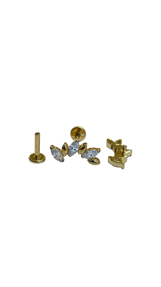Piercing multihoja de titanio
