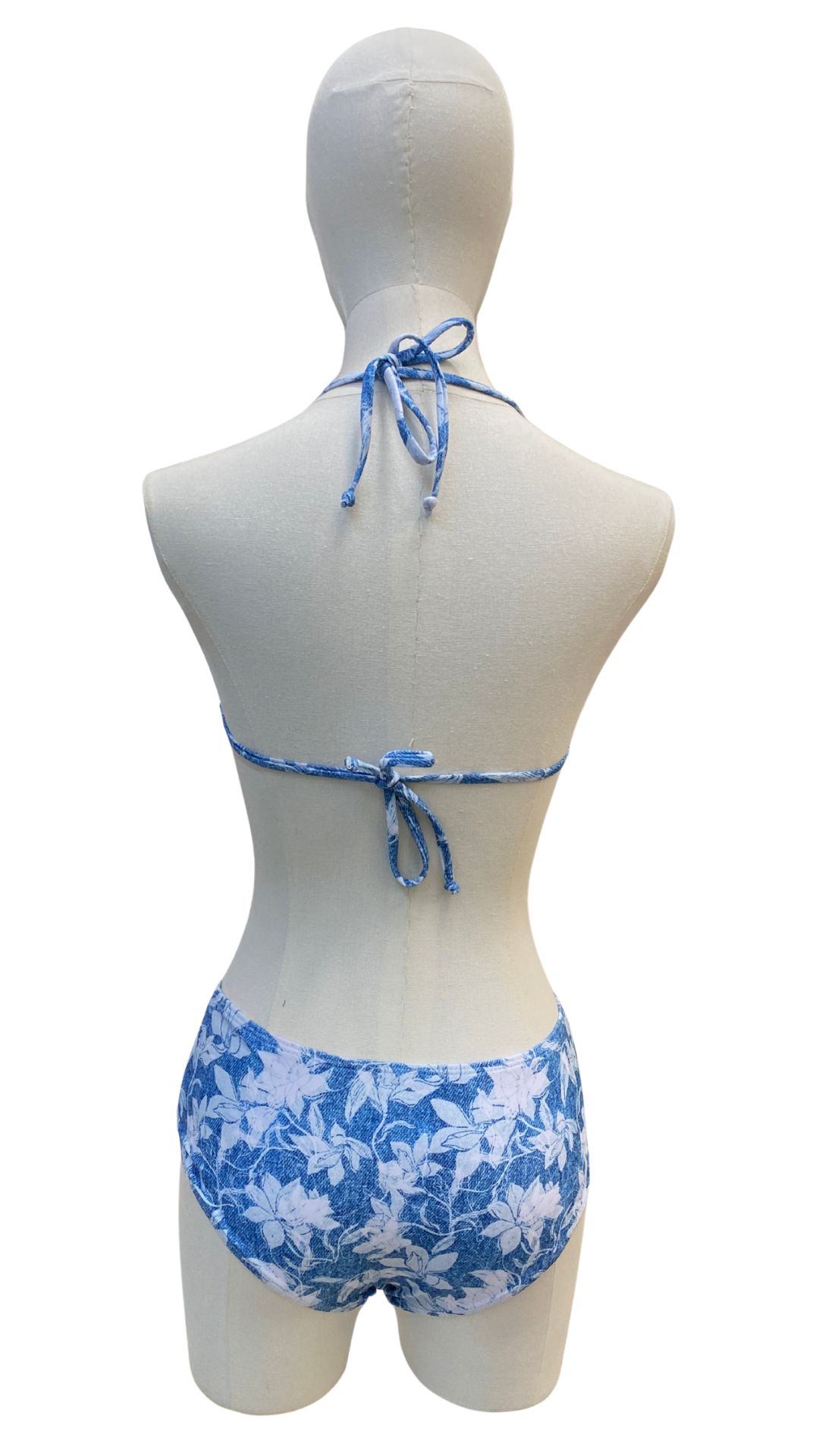 Set bikini de triángulo de tiro alto