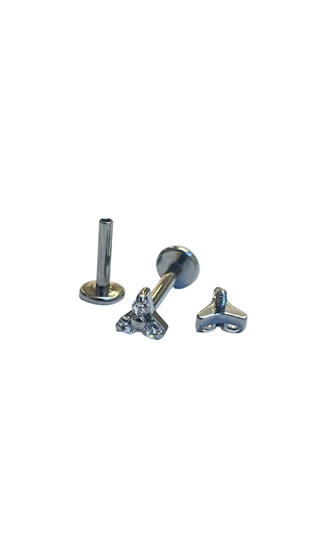 Piercing tres zirconias