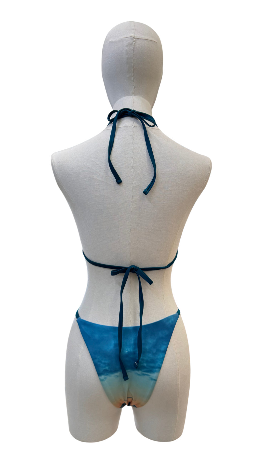 Set bikini playa + pareo corto