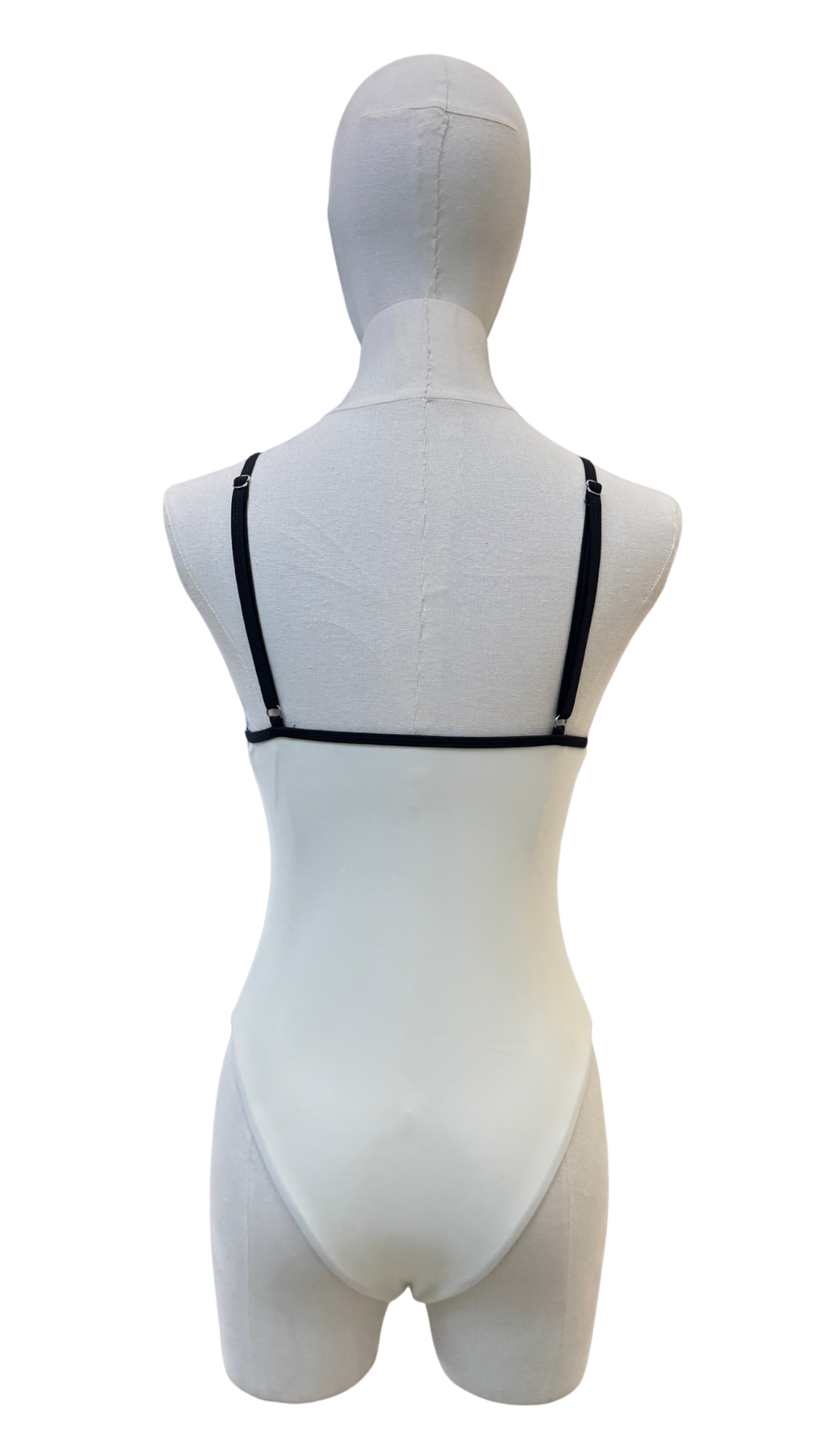 Bañador bicolor con moño