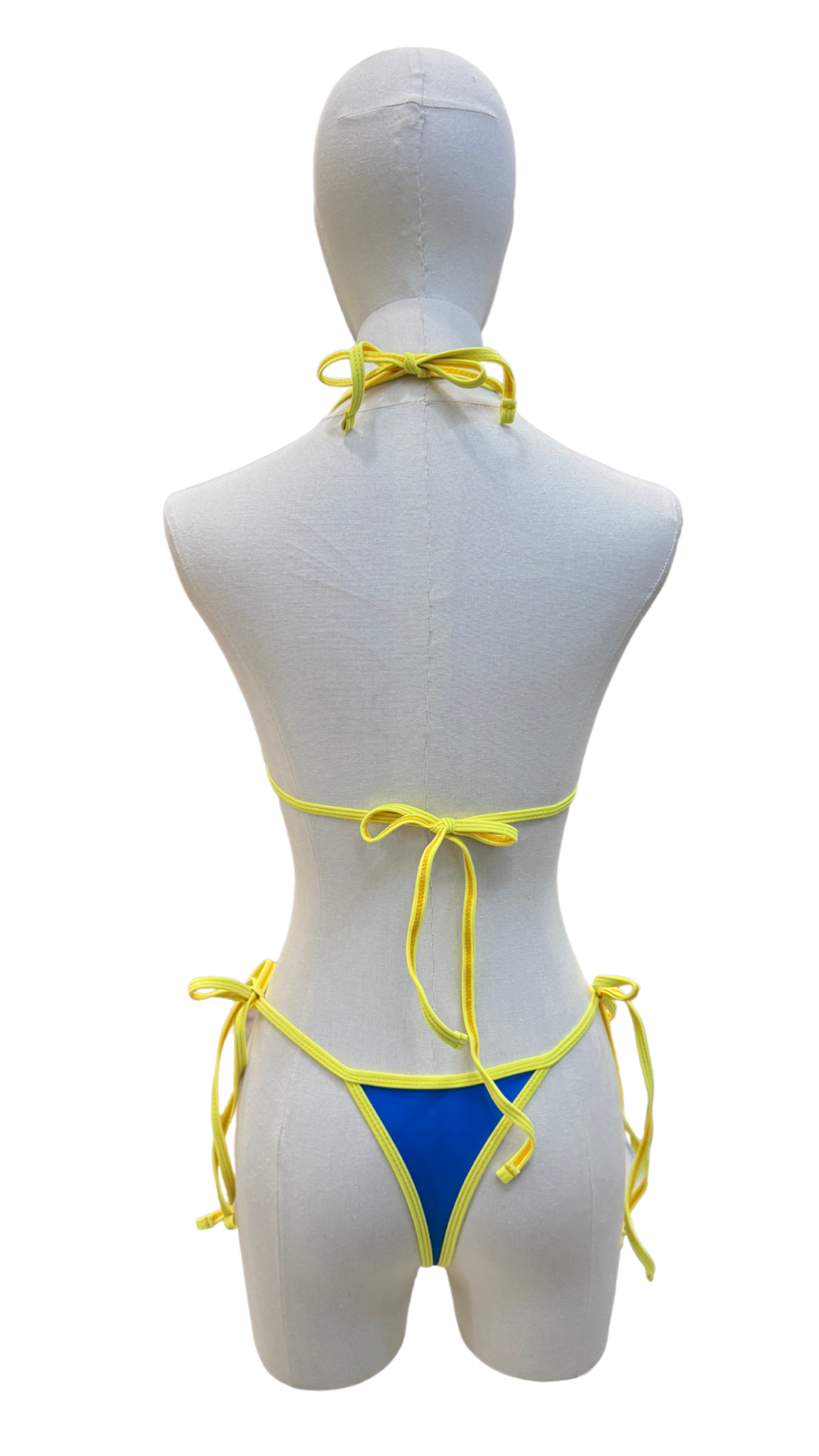Set bikini bicolor de tanga