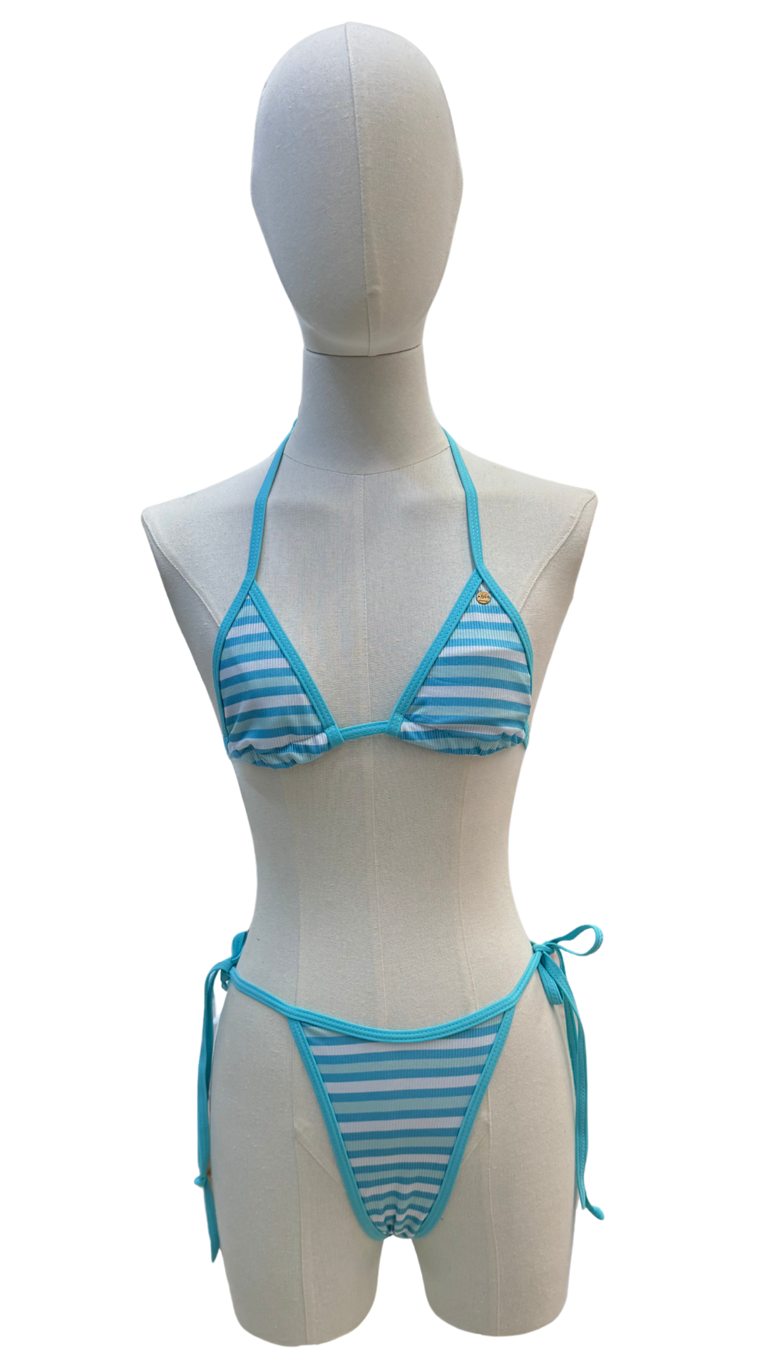 Set bikini mini completamente ajustable + short