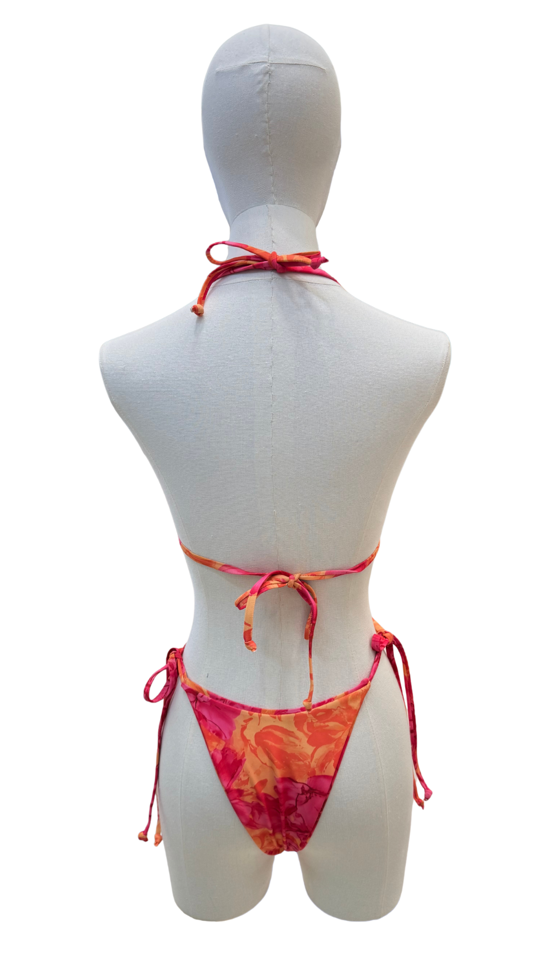 Set bikini tropical completamente ajustable