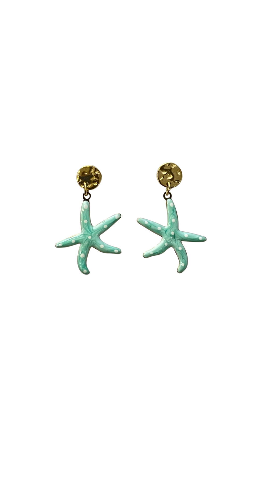 Aretes estrella esmaltada