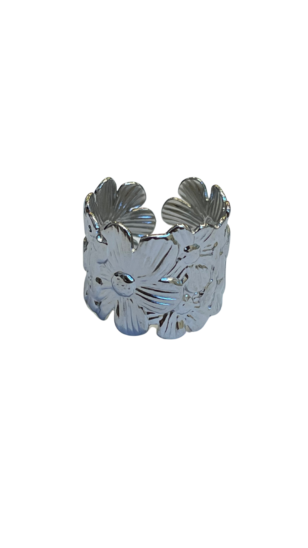Anillo flores tropicales