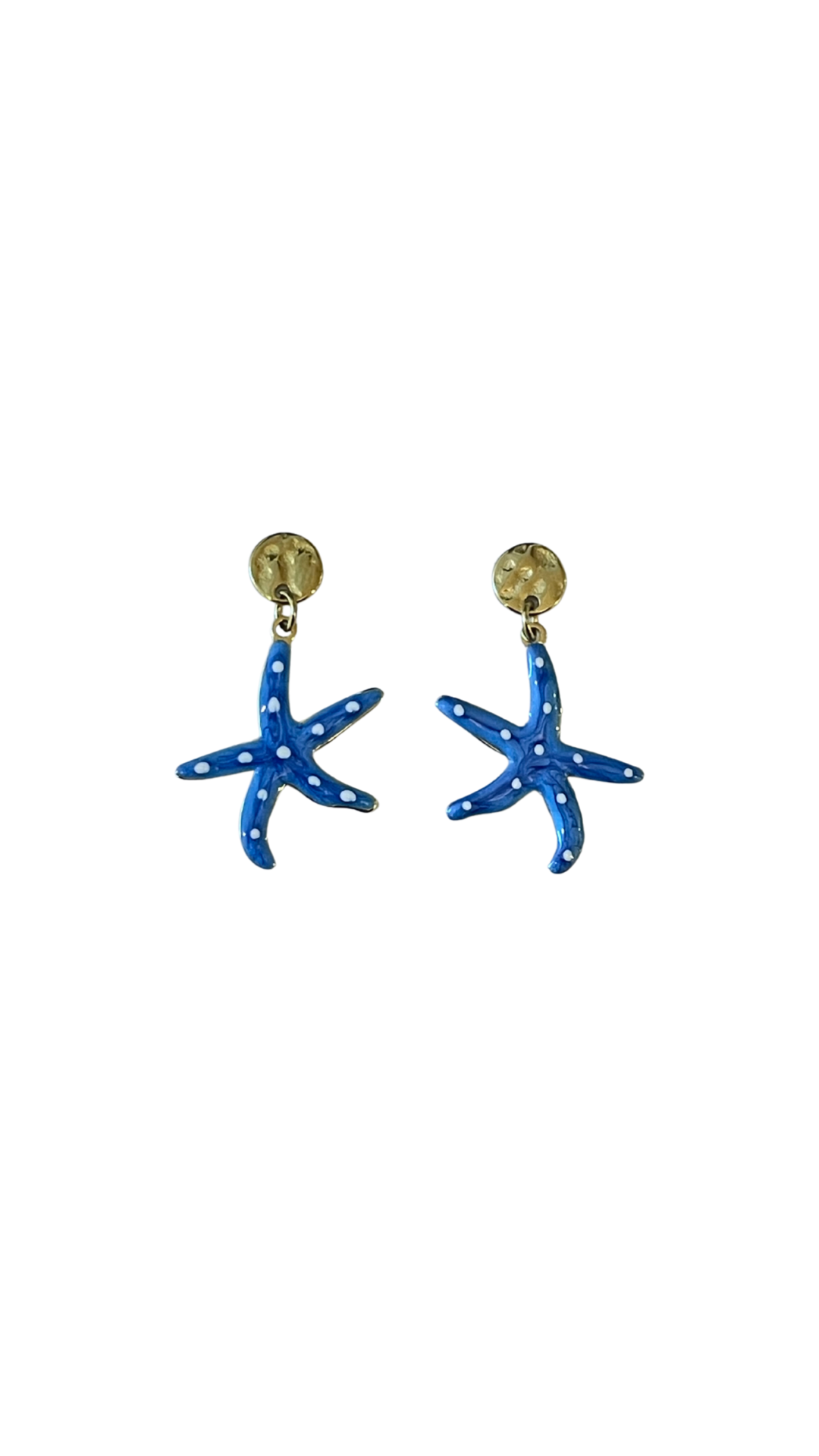 Aretes estrella esmaltada