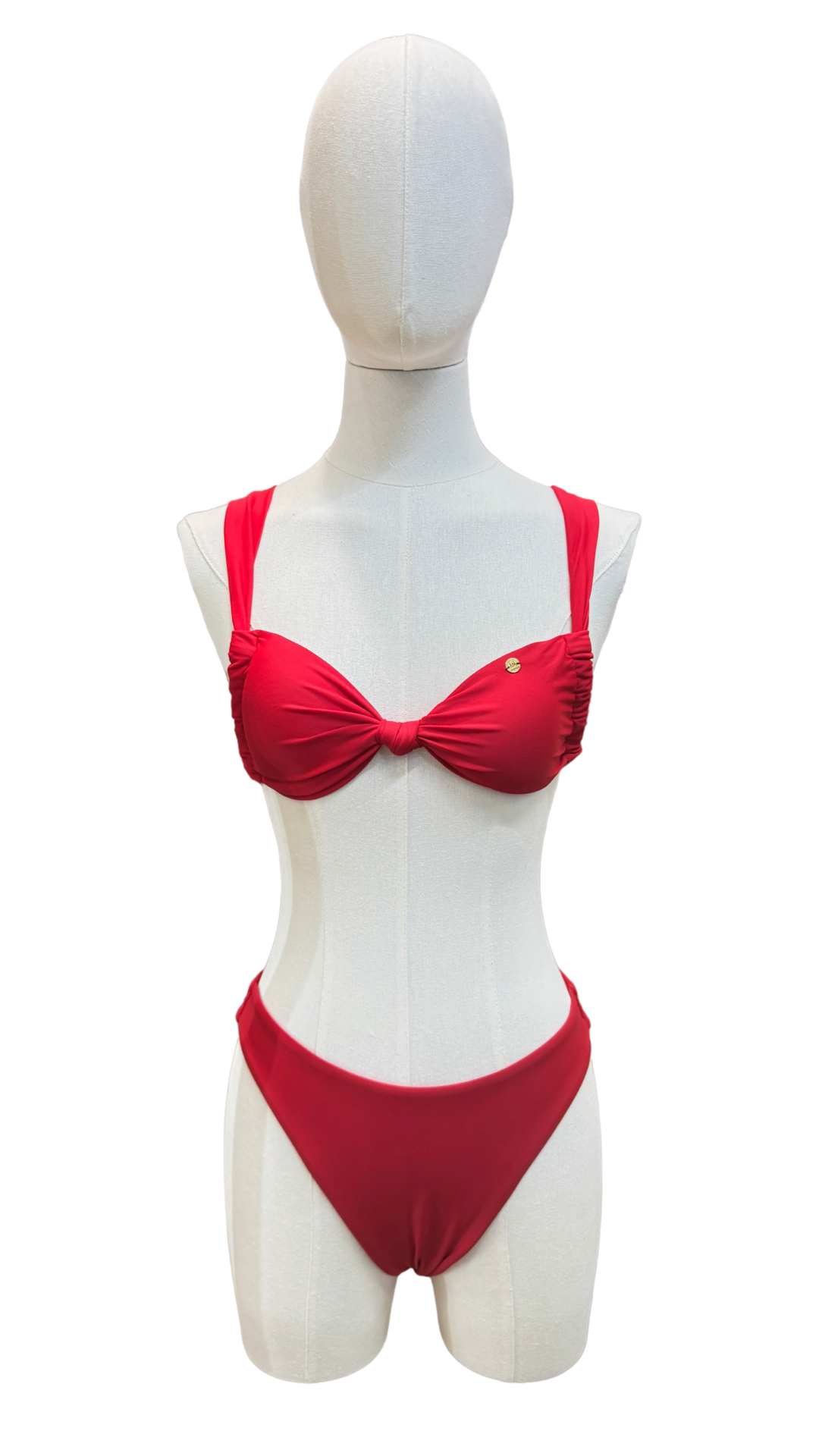Set bikini con top de nudo