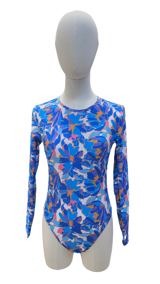 Body surf de espalda descubierta estampado