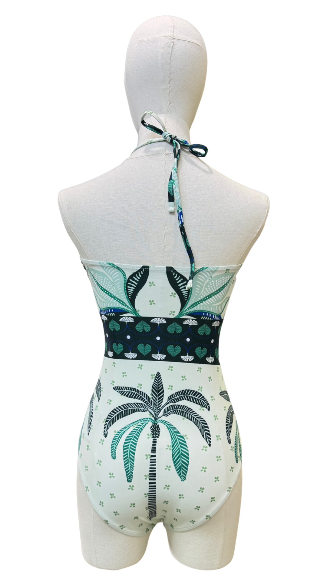 Bañador estampado de palmeras