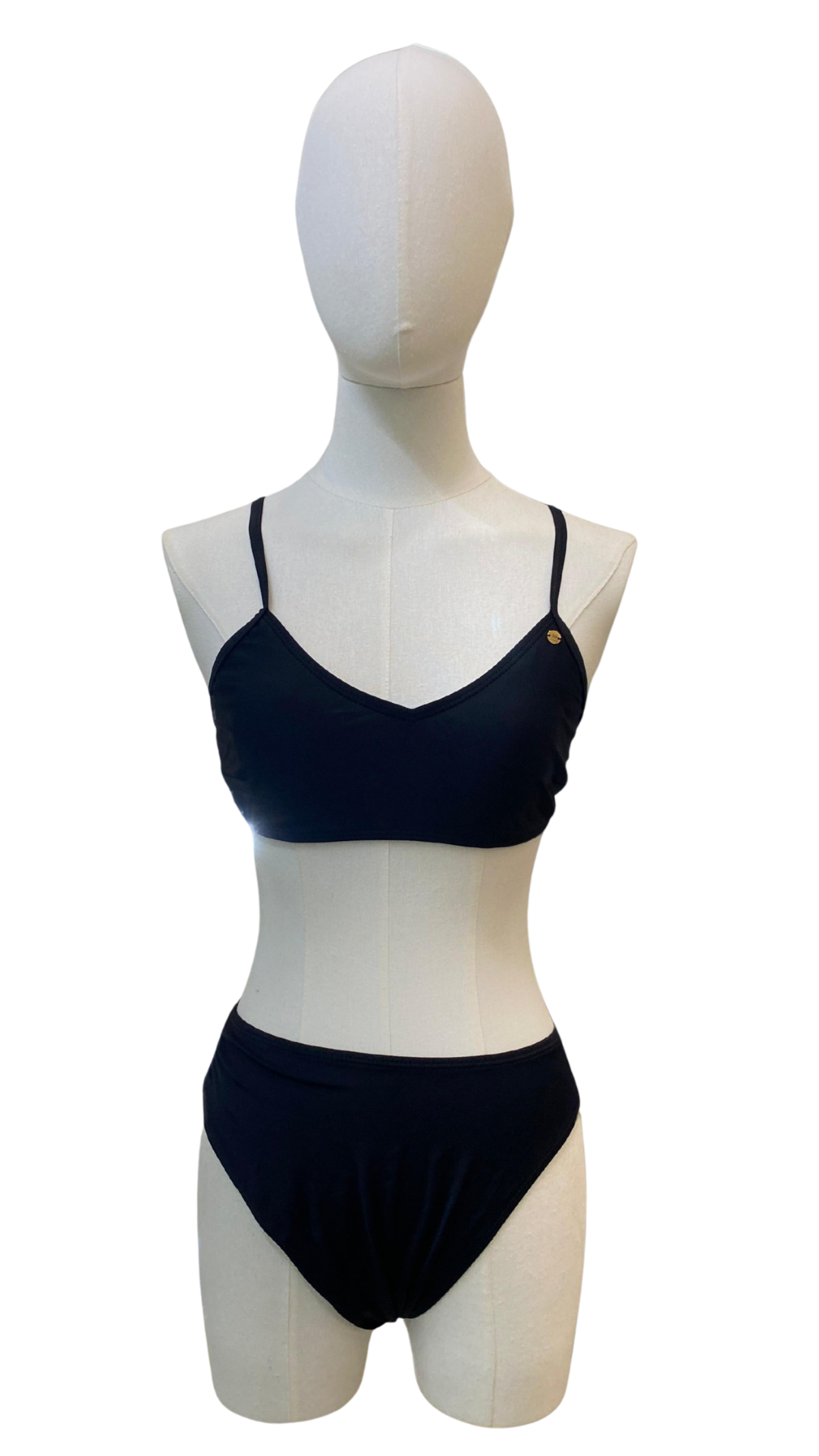Set bikini de tiro medio con aro