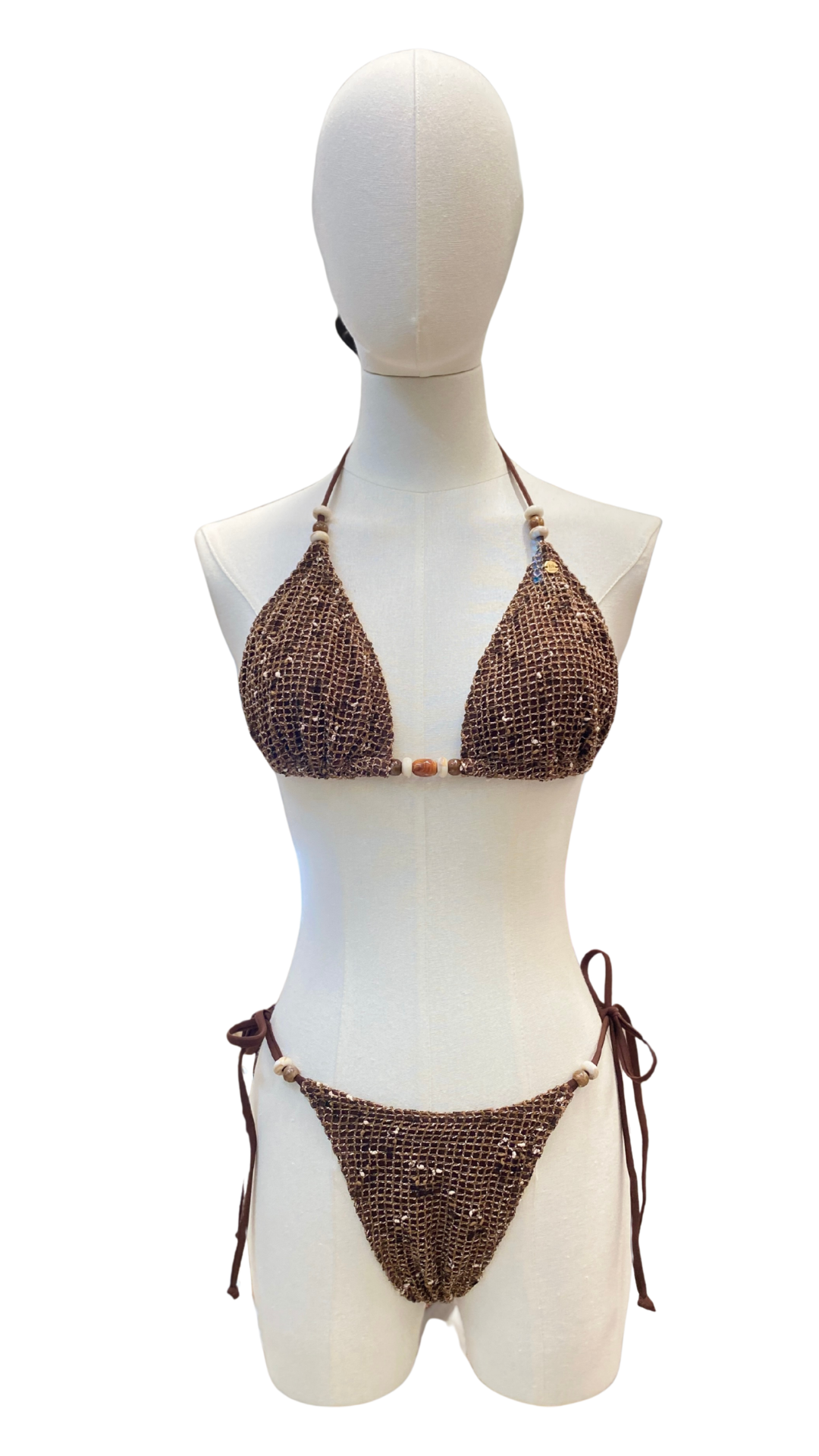 Set bikini de red completamente ajustable