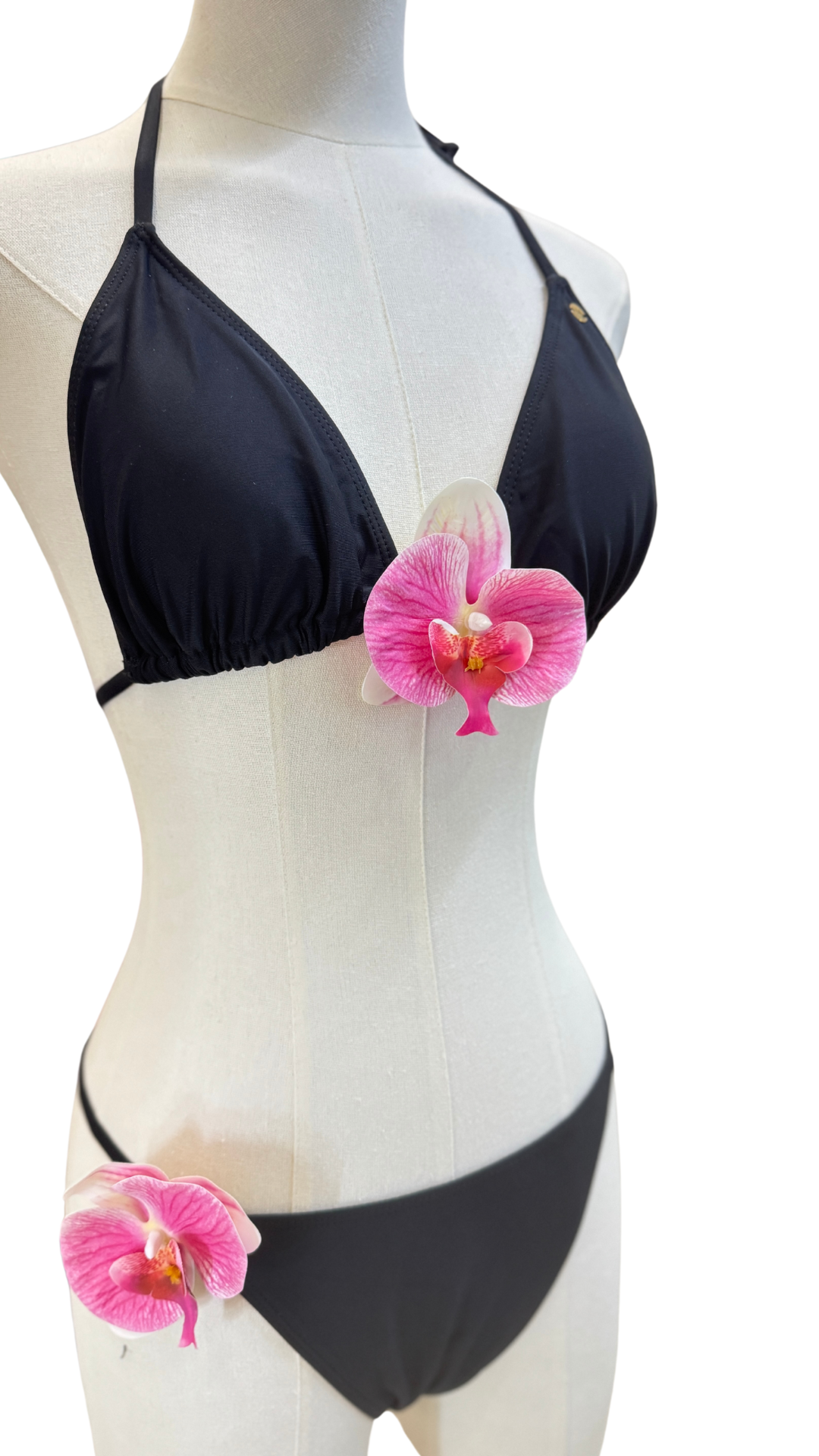 Set bikini con orquídeas 3D