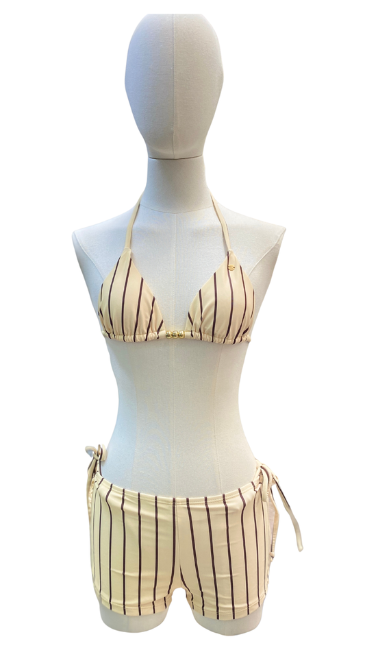 Set bikini completamente ajustable + short corto
