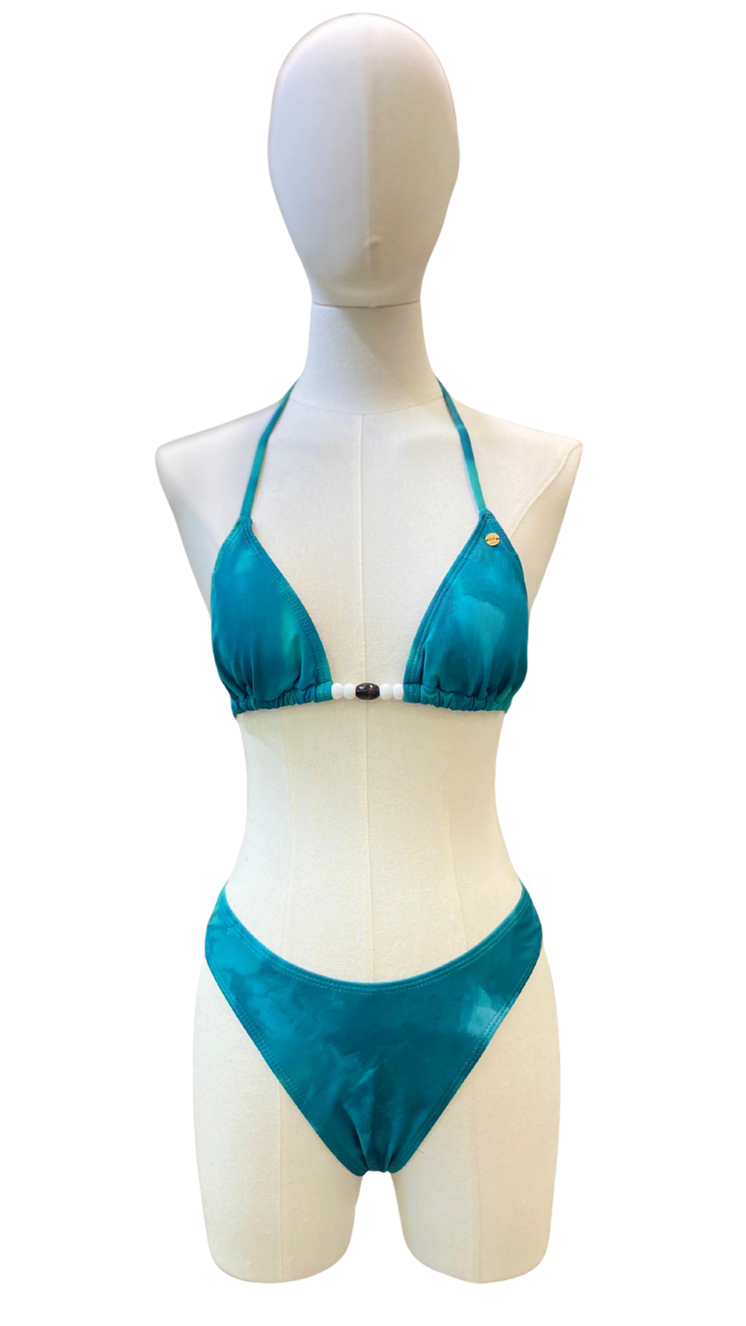 Set bikini de triángulo + pareo largo