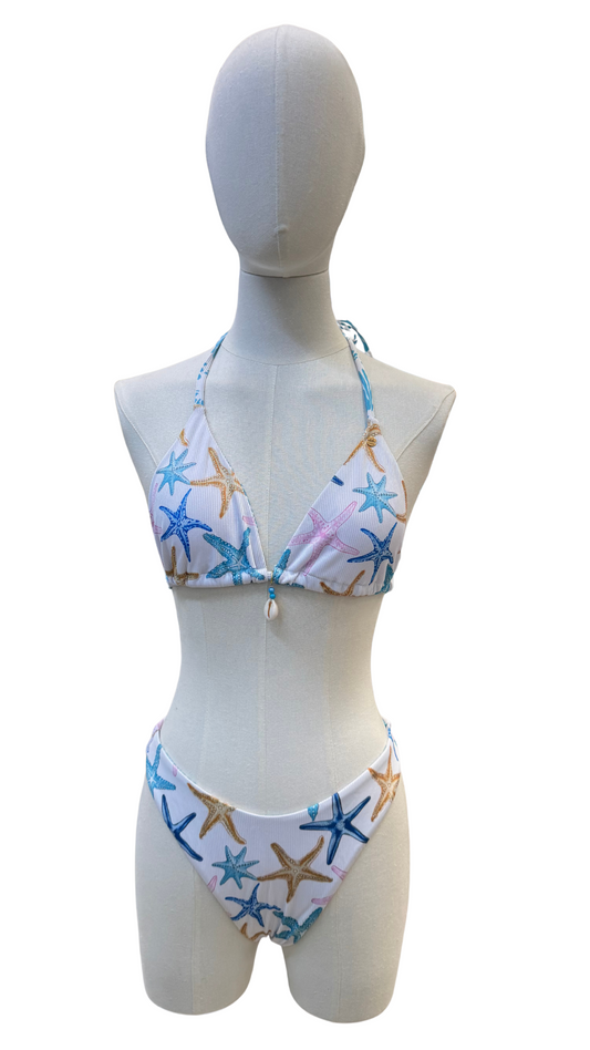 Set bikini de Estrella y Concha reversible
