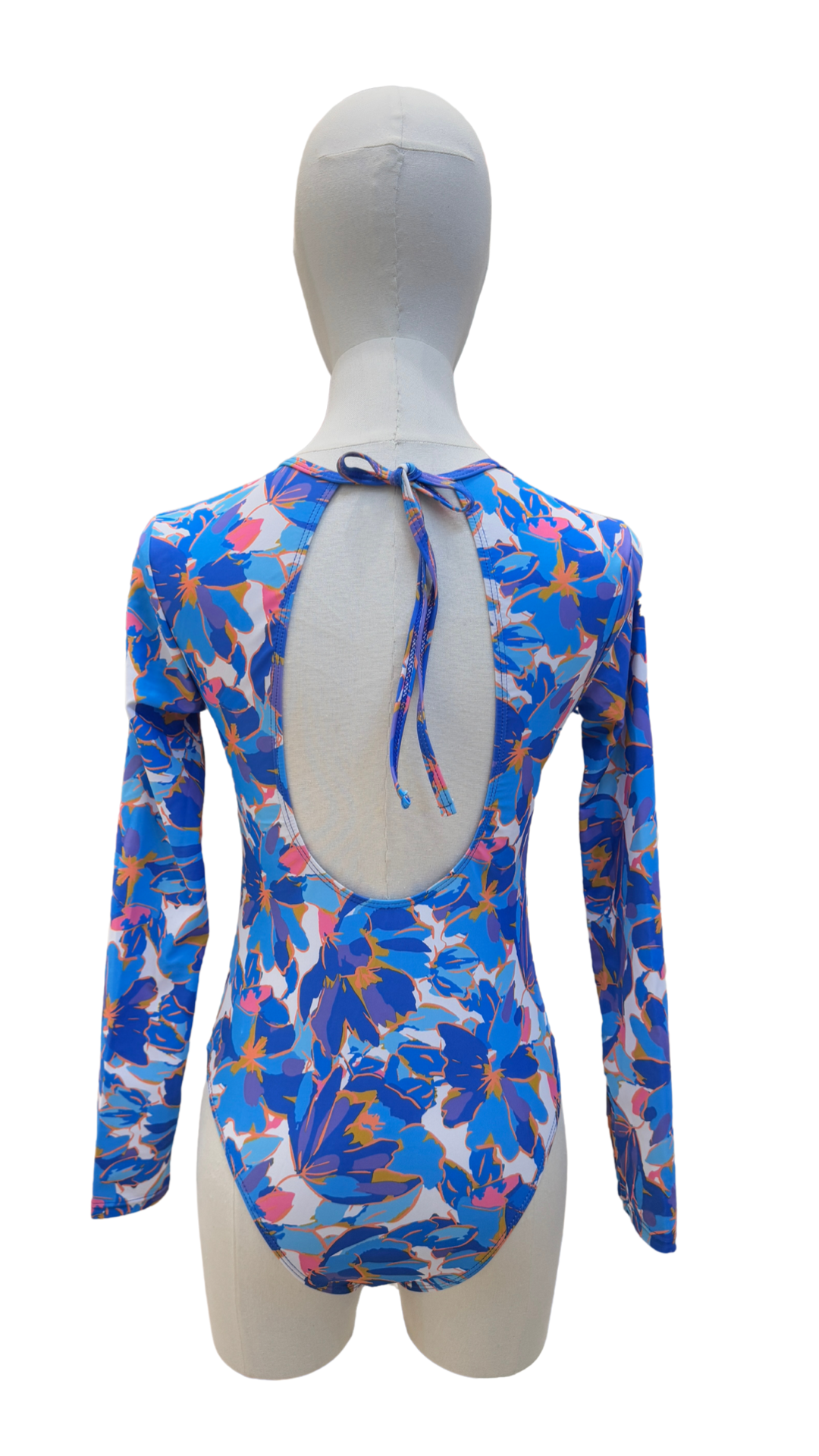 Body surf de espalda descubierta estampado