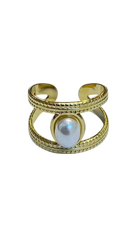 Anillo con perla