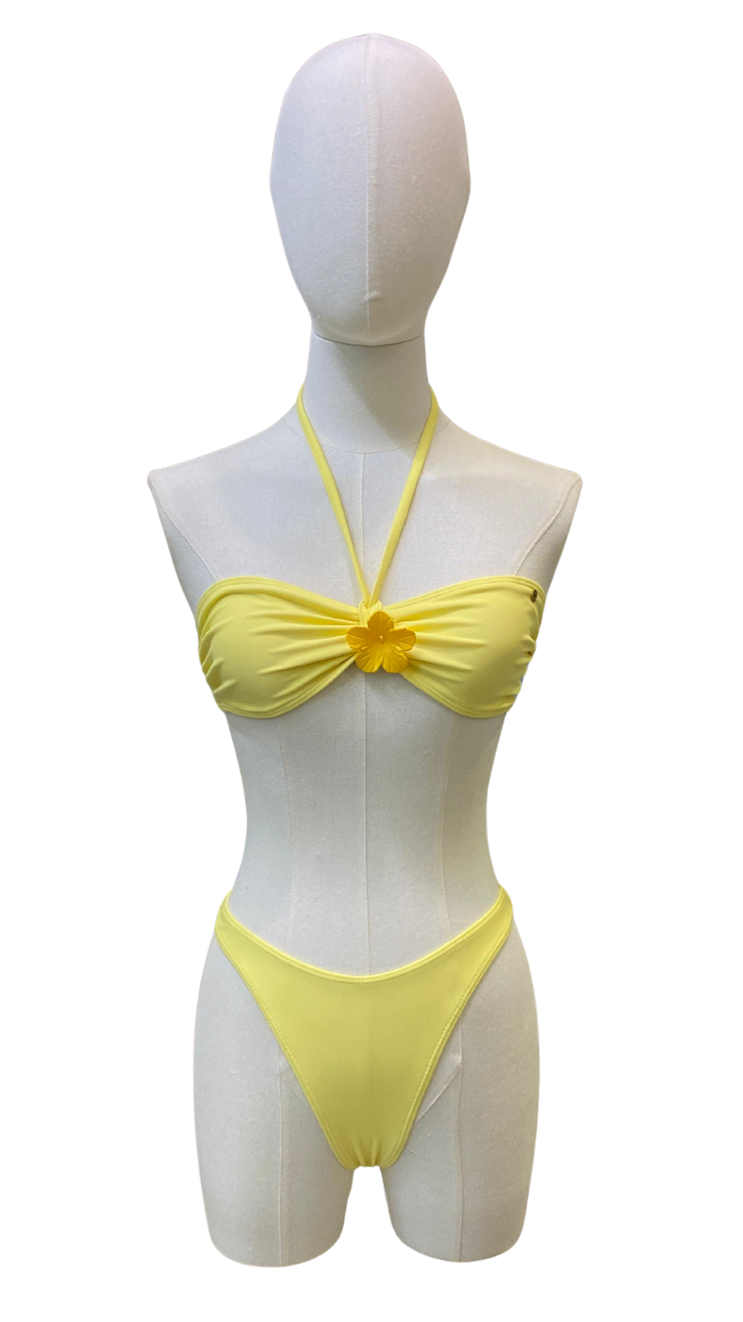 Set bikini strapless + pareo largo