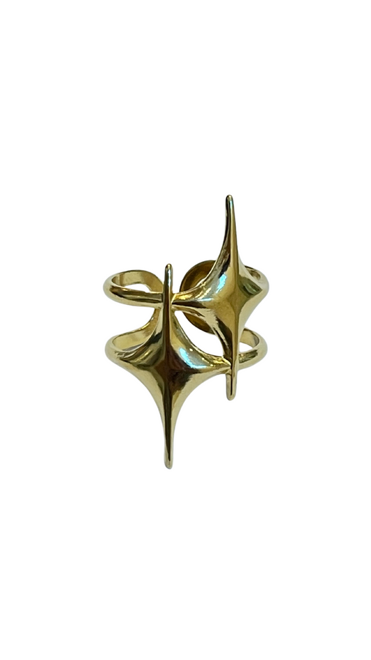Anillo doble estrella