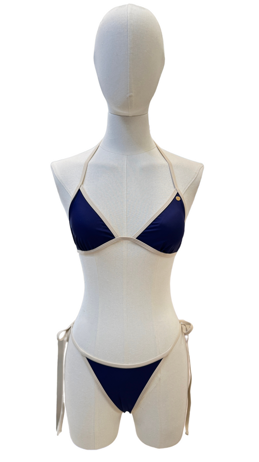 Set bikini bicolor completamente ajustable