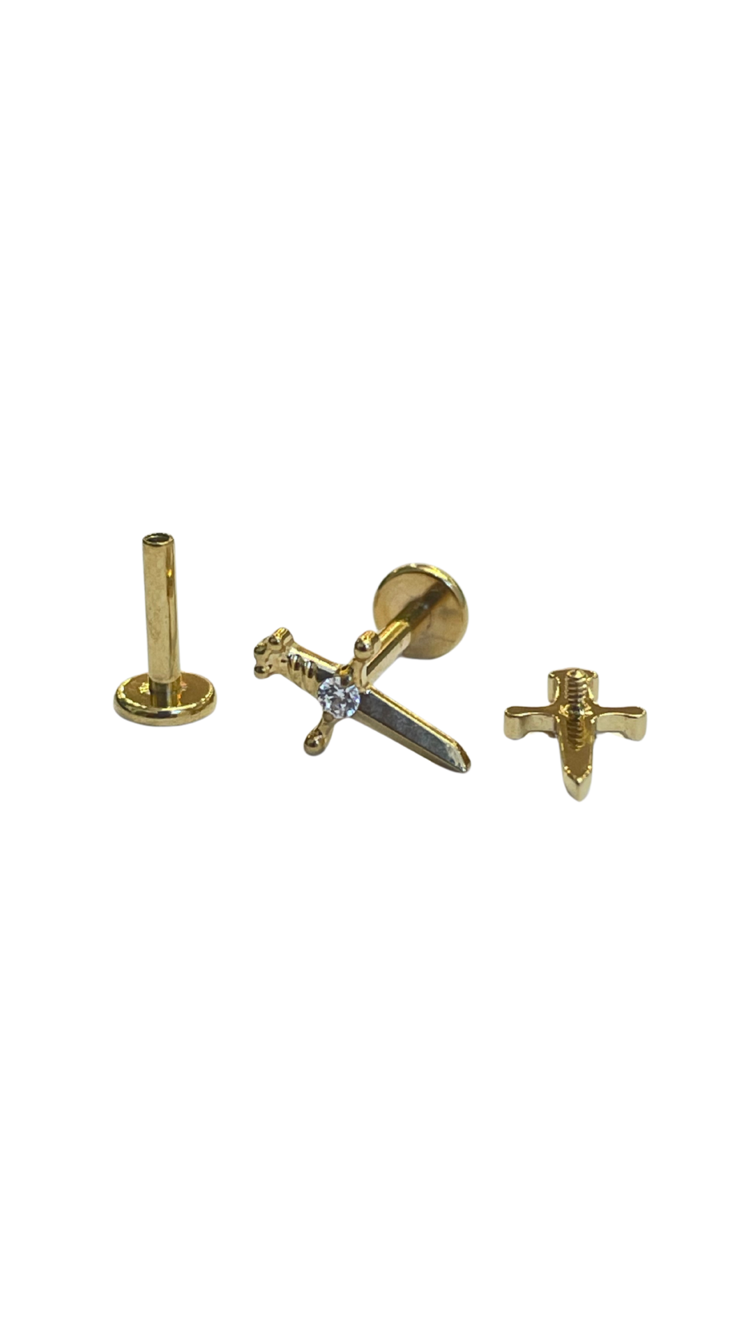 Piercing daga de titanio