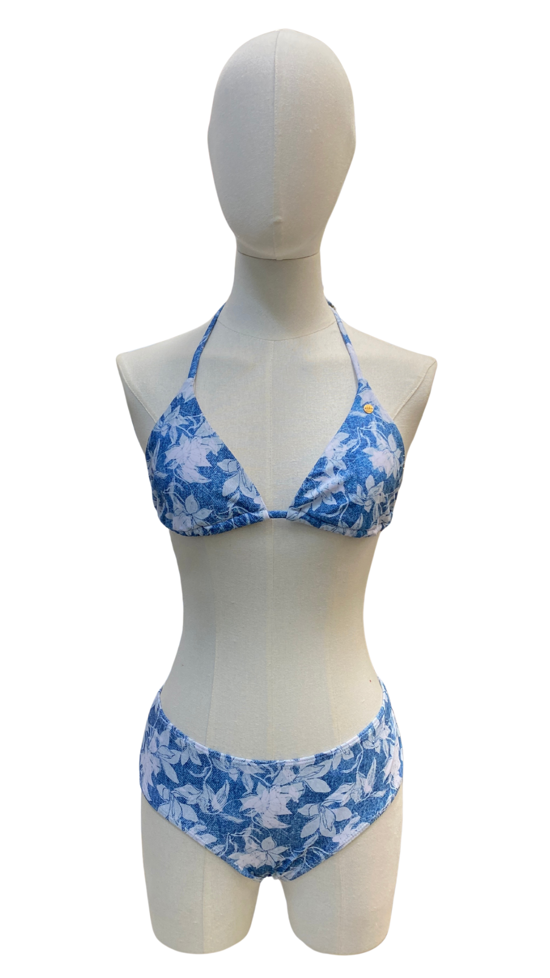 Set bikini de triángulo de tiro alto