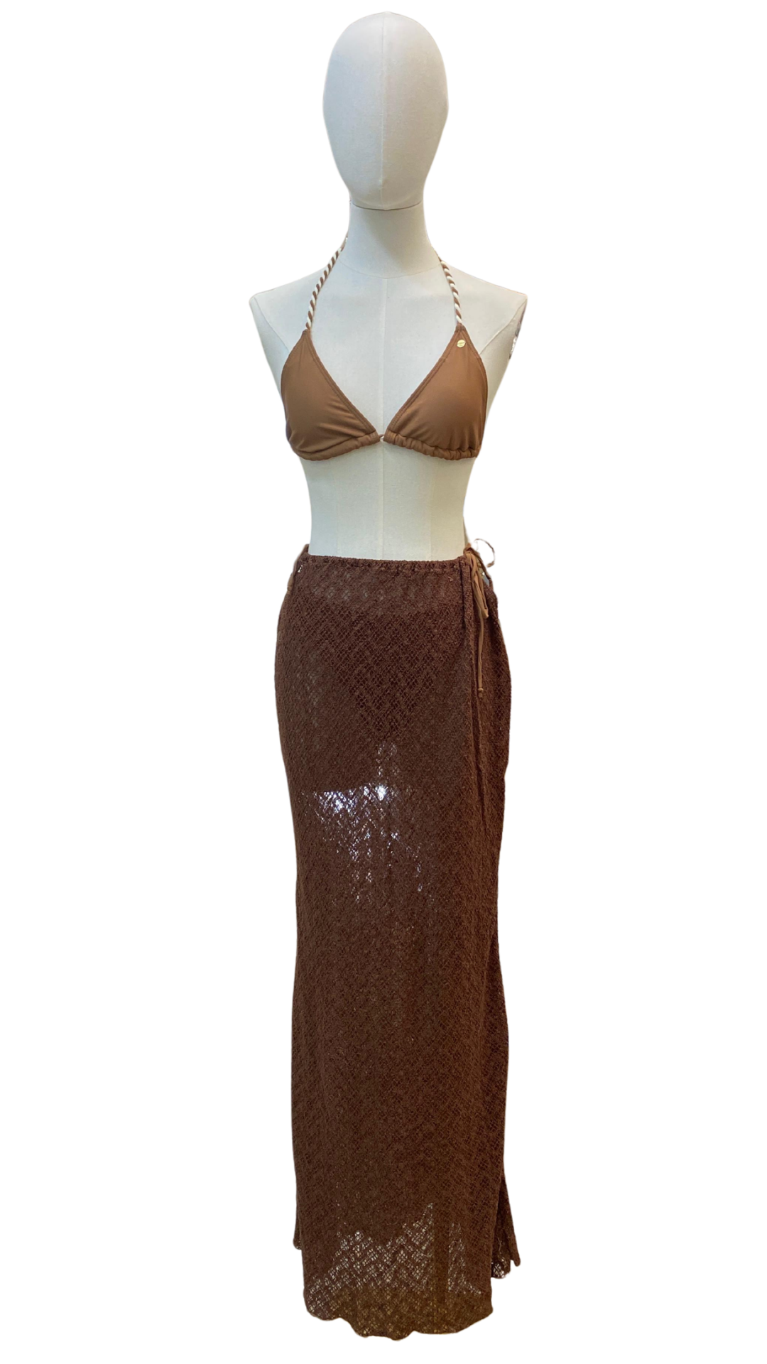 Set bikini de triángulo + pareo largo