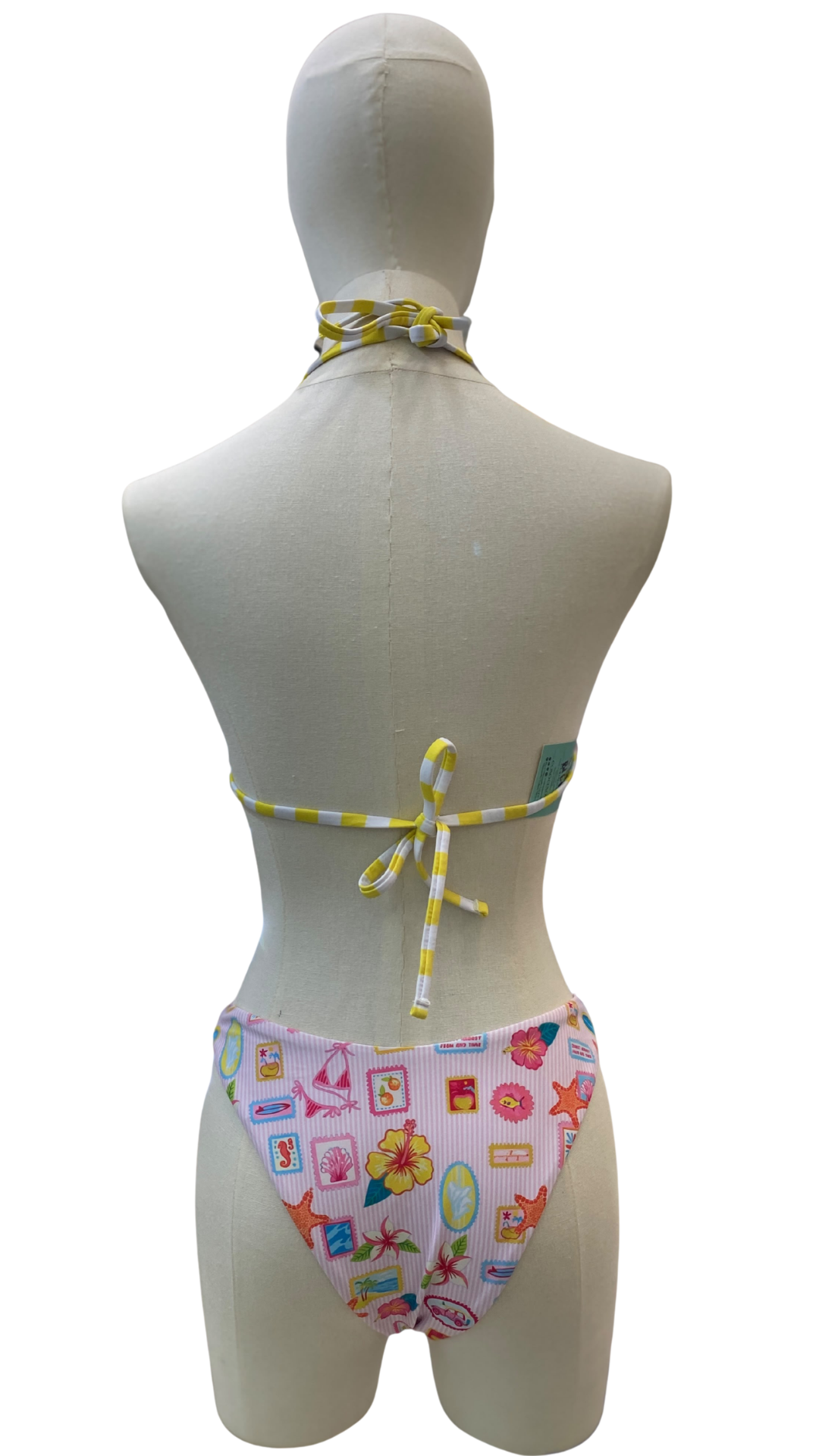Set bikini doble vista surf life y Rayas