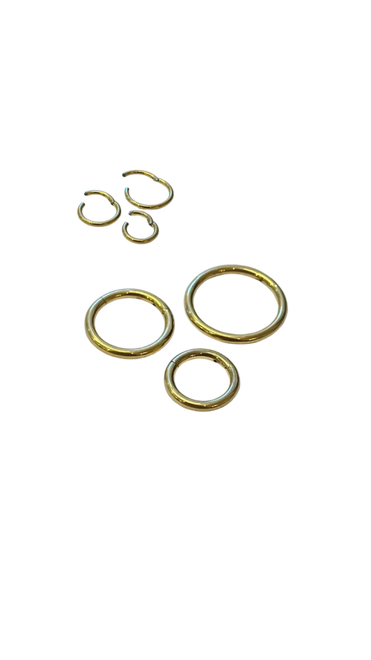 Piercing clicker de titanio