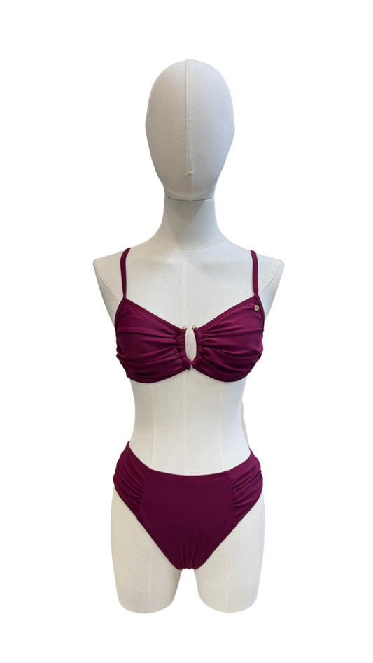 Set bikini de tiro medio
