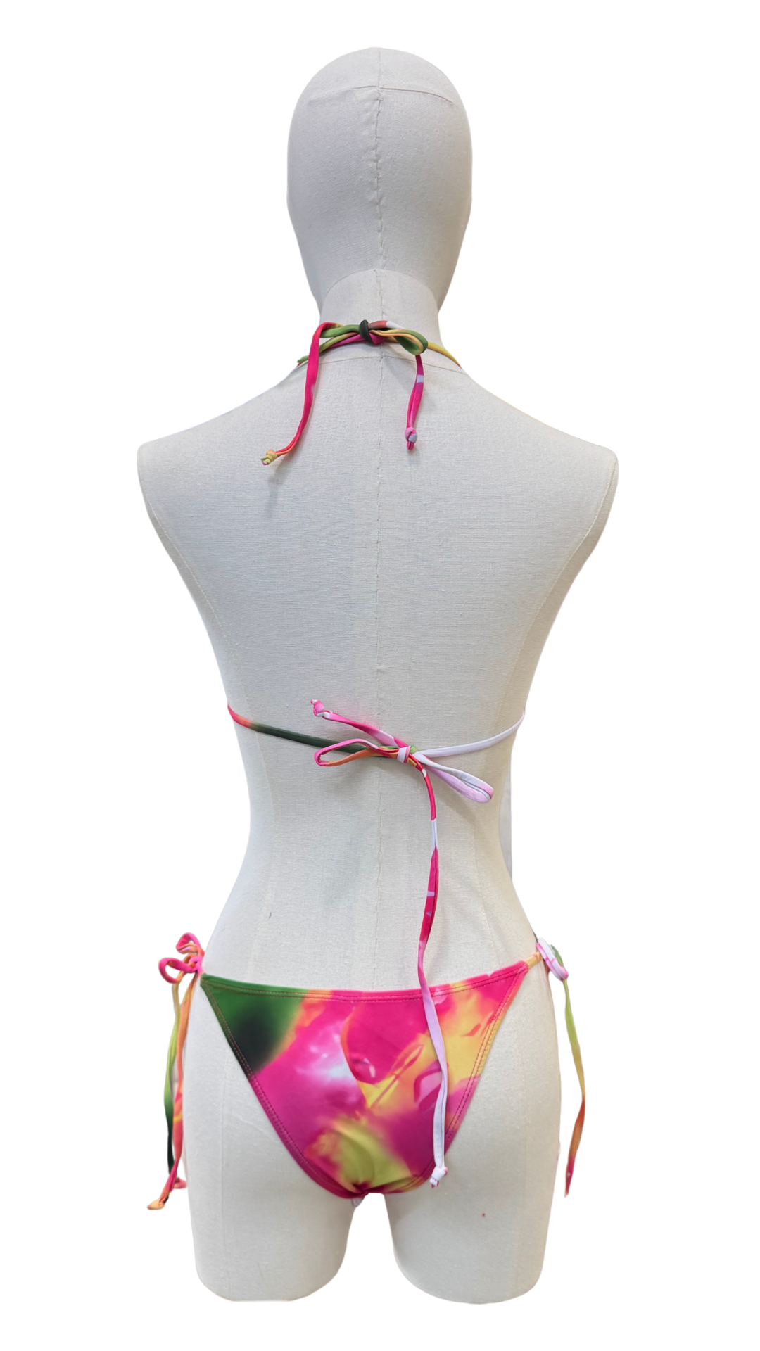 Set bikini estampado + pareo largo