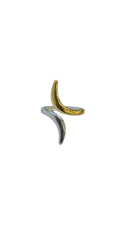 Anillo punta bicolor