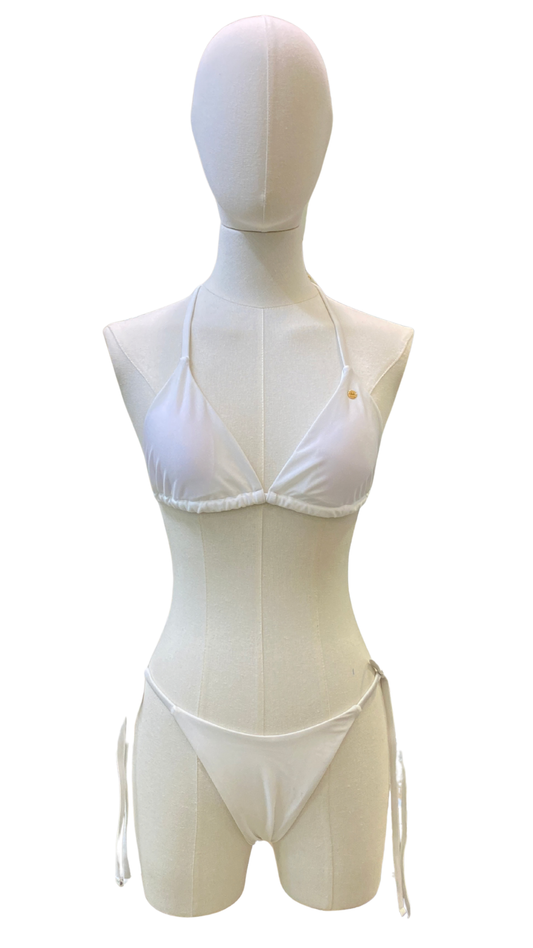 Set bikini completamente ajustable bottom fruncido