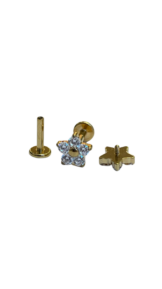 Piercing 5 petalos