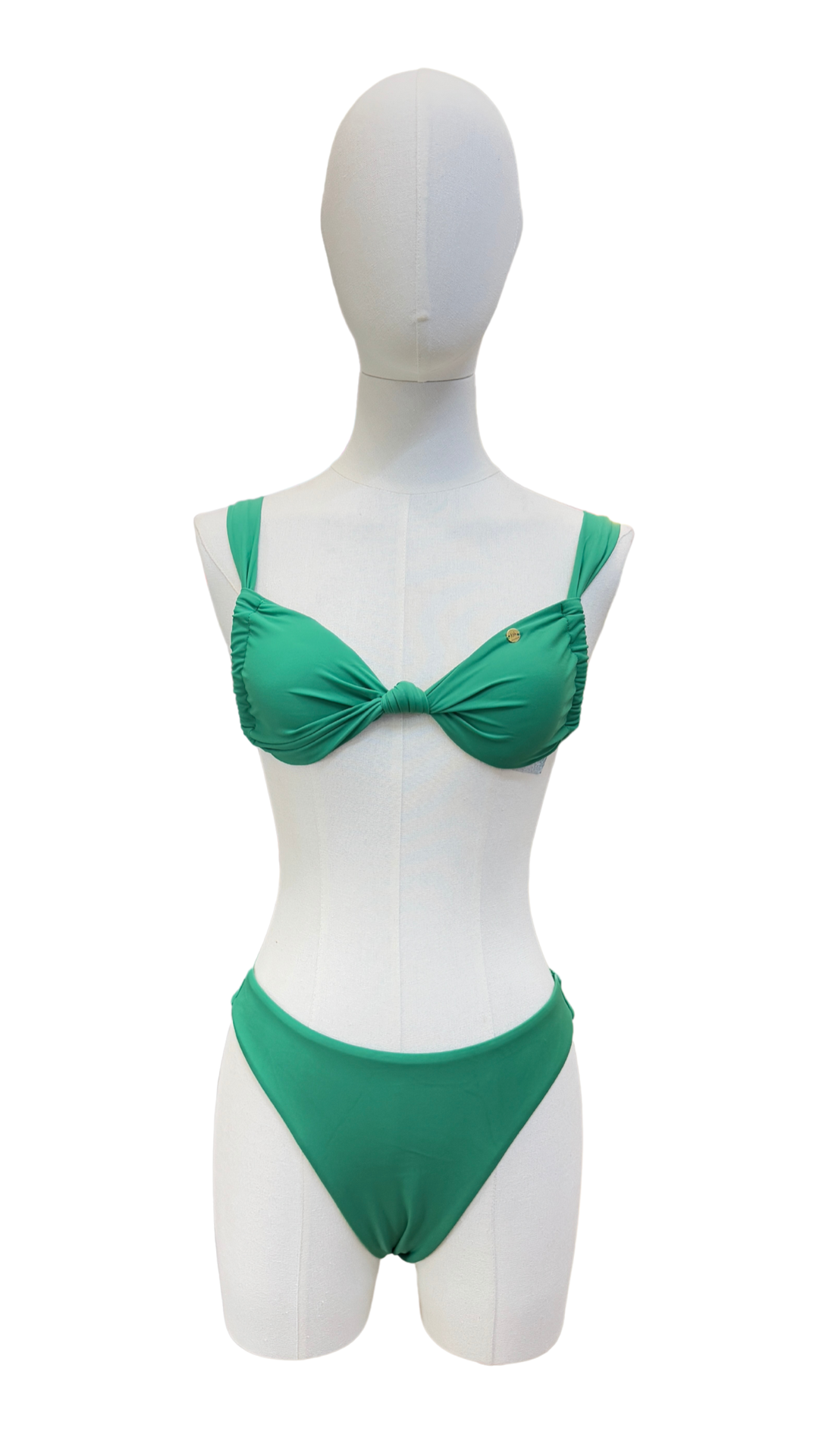 Set bikini con top de nudo